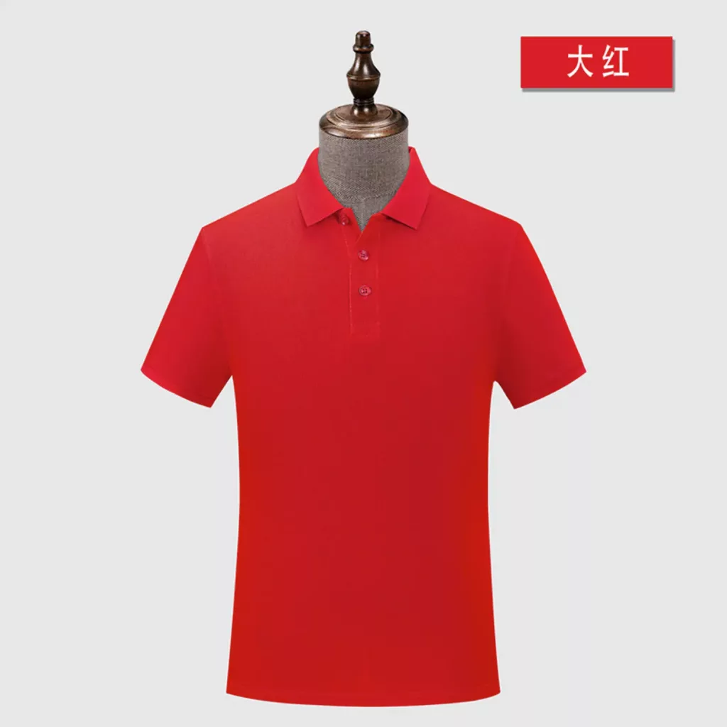 210克双珠地修身吸湿排汗纯色POLO - 图片 12