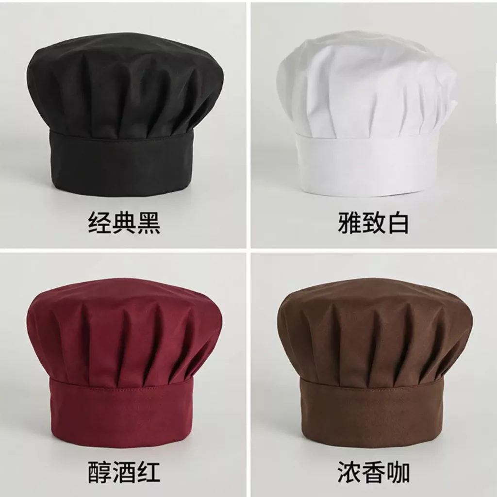 百褶帽面点食品帽 - 图片 4
