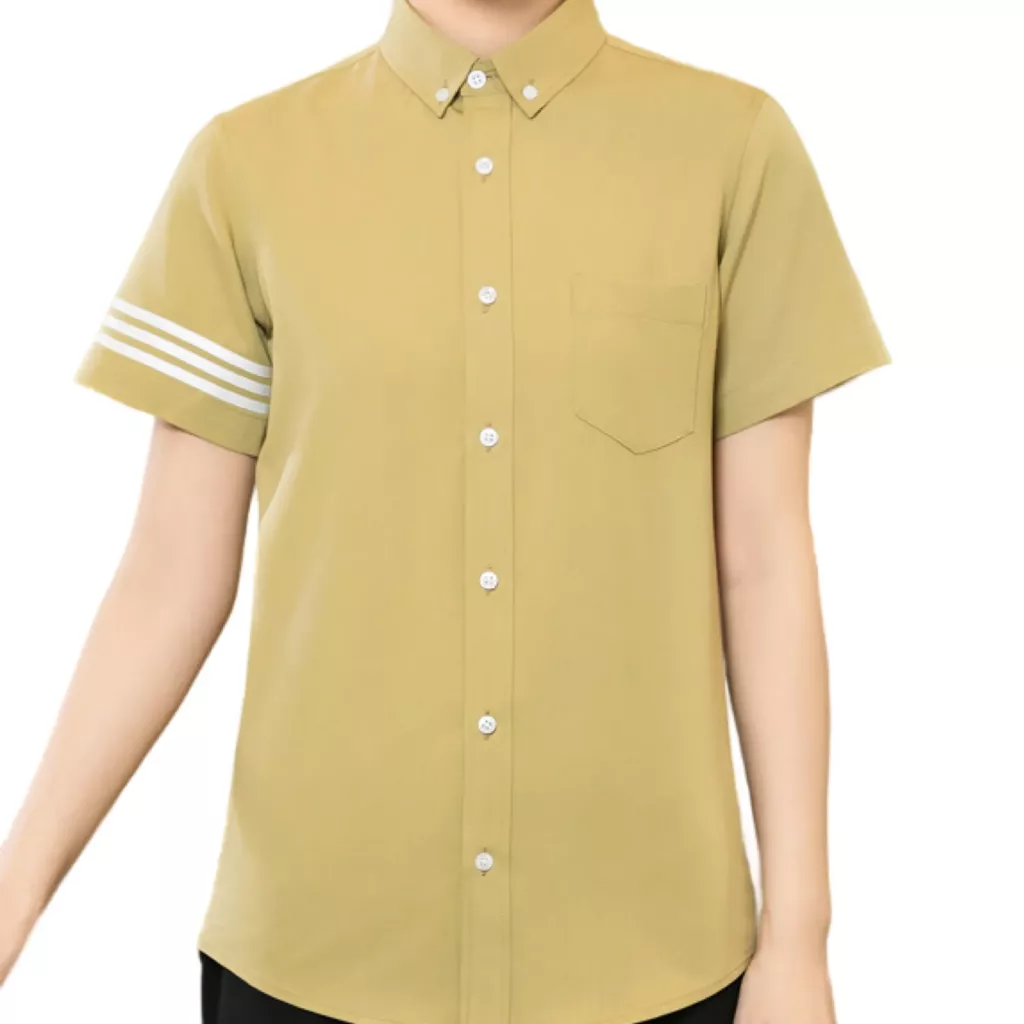 工作服短袖衬衫女 - 图片 4
