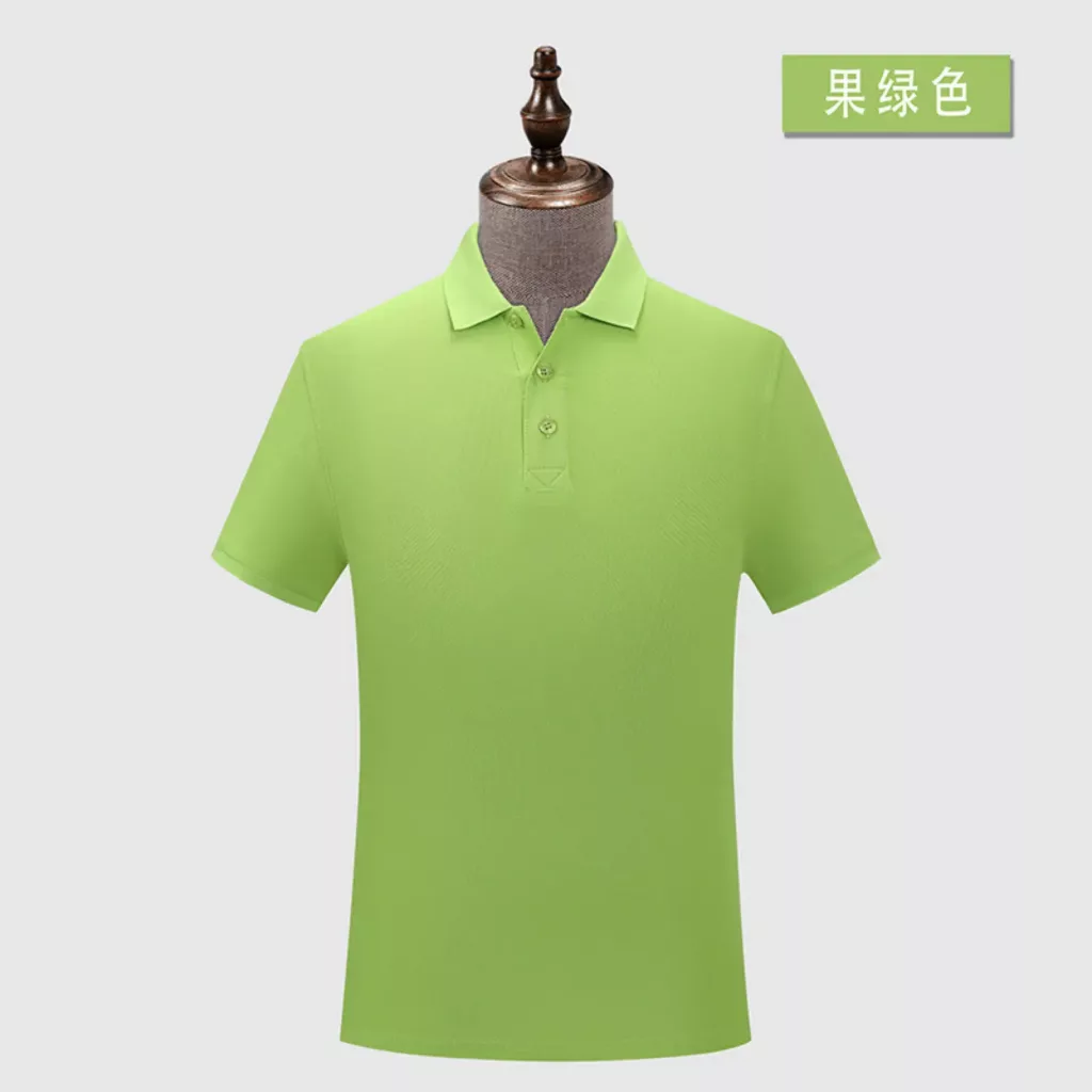 210克双珠地修身吸湿排汗纯色POLO - 图片 11